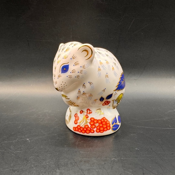 Royal Crown Derby "Derby Dormouse" Collectors Guild exclusive. Gold stopper. - Picture 4 of 12